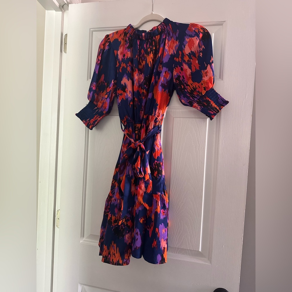 Elegant Multicolor Long Sleeve Dress